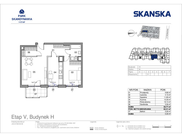 Mieszkanie w inwestycji Park Skandynawia V, symbol HB0221 » nportal.pl