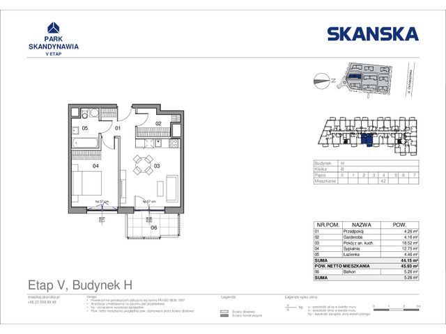 Mieszkanie w inwestycji Park Skandynawia V, symbol HB0442 » nportal.pl