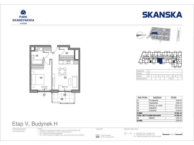 Mieszkanie w inwestycji Park Skandynawia V, symbol HB0552 » nportal.pl