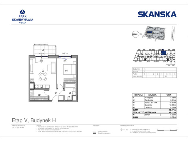 Mieszkanie w inwestycji Park Skandynawia V, symbol HB0555 » nportal.pl