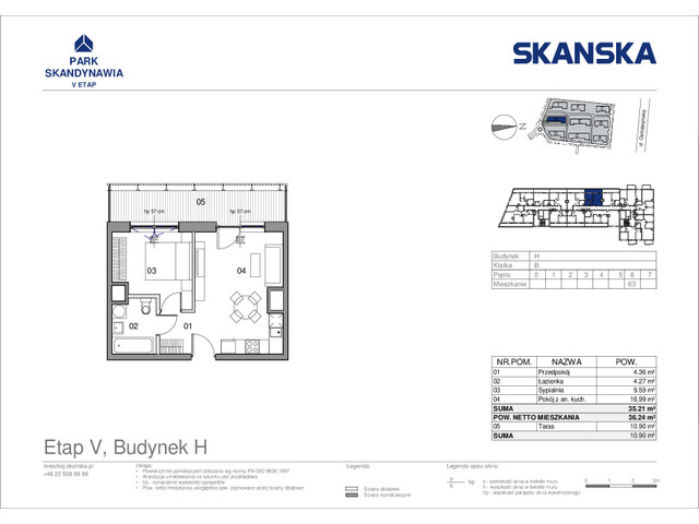 Mieszkanie w inwestycji Park Skandynawia V, symbol HB0663 » nportal.pl