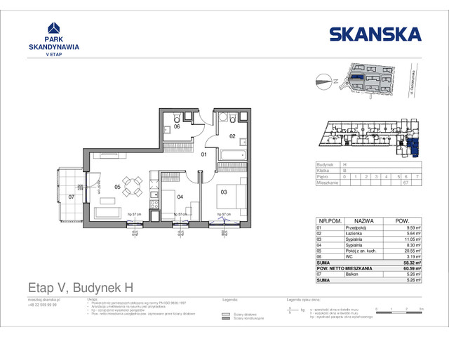 Mieszkanie w inwestycji Park Skandynawia V, symbol HB0667 » nportal.pl