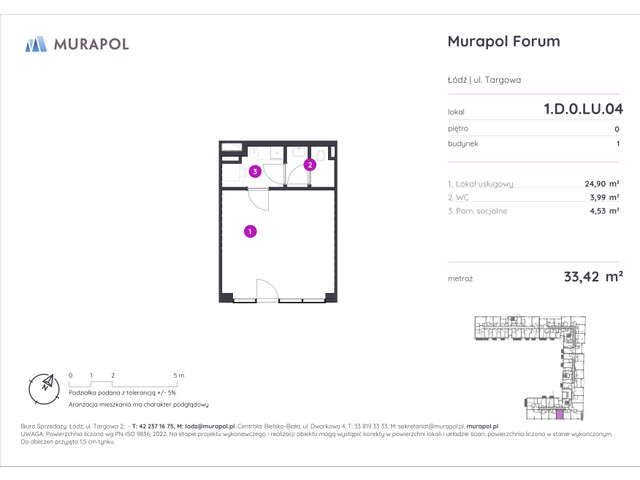 Komercyjne w inwestycji Murapol Forum, symbol 1.D.0.LU.04 » nportal.pl