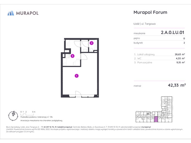 Komercyjne w inwestycji Murapol Forum, symbol 2.A.0.LU.01 » nportal.pl