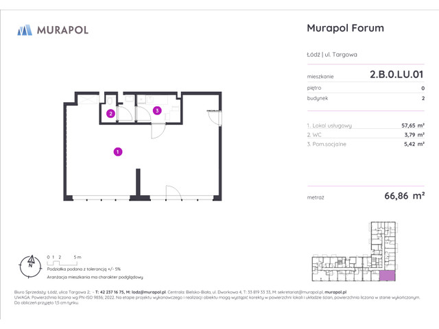 Komercyjne w inwestycji Murapol Forum, symbol 2.B.0.LU.01 » nportal.pl