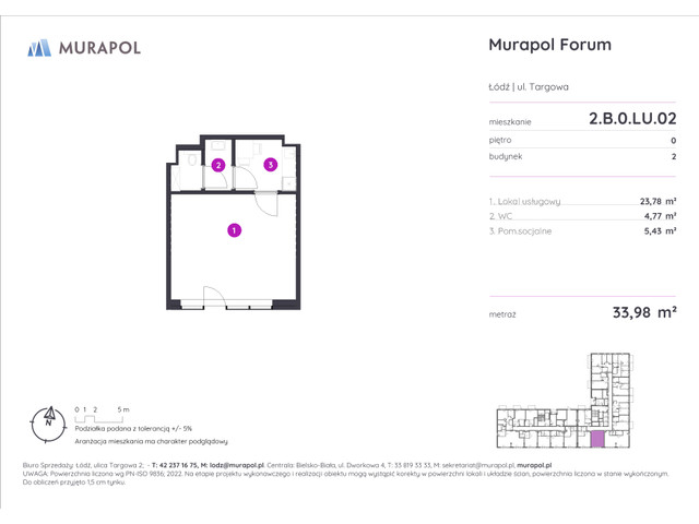 Komercyjne w inwestycji Murapol Forum, symbol 2.B.0.LU.02 » nportal.pl