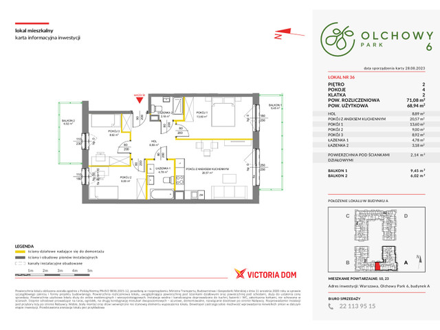 Mieszkanie w inwestycji OLCHOWY PARK, symbol 6_36 » nportal.pl