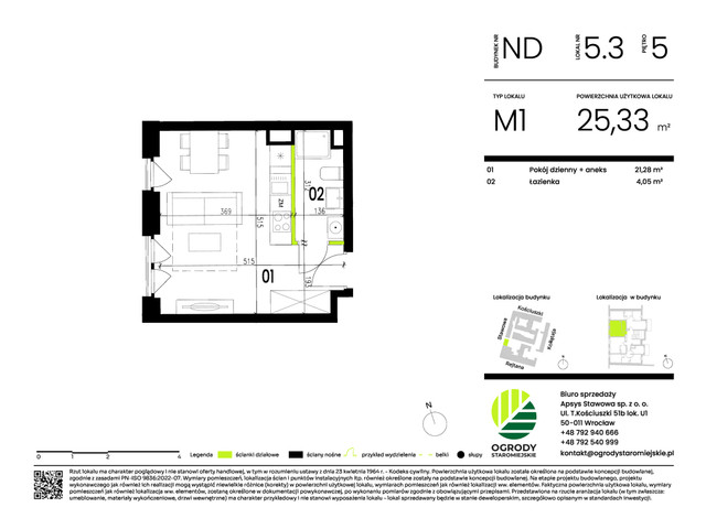 Mieszkanie w inwestycji Ogrody Staromiejskie, symbol ND.5.3 » nportal.pl