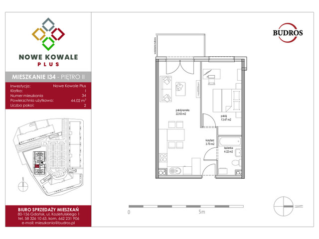 Mieszkanie w inwestycji Nowe Kowale Plus, symbol I34 » nportal.pl