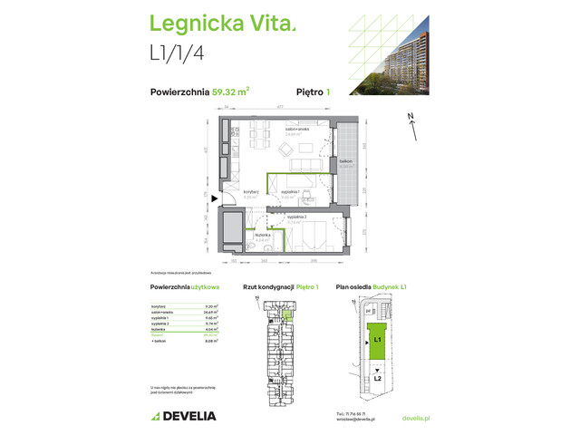 Mieszkanie w inwestycji Legnicka Vita, symbol L1/1/4 » nportal.pl