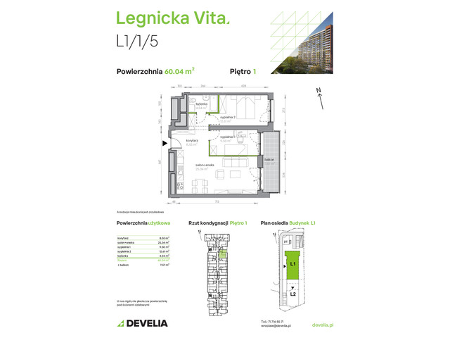 Mieszkanie w inwestycji Legnicka Vita, symbol L1/1/5 » nportal.pl