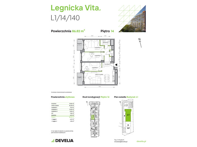 Mieszkanie w inwestycji Legnicka Vita, symbol L1/14/140 » nportal.pl
