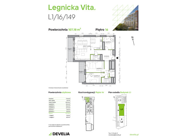 Mieszkanie w inwestycji Legnicka Vita, symbol L1/16/149 » nportal.pl