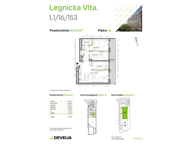 Mieszkanie w inwestycji Legnicka Vita, symbol L1/16/153 » nportal.pl