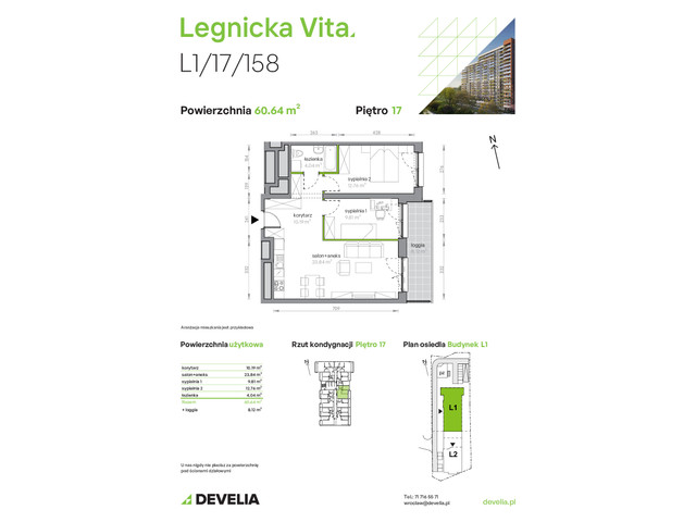 Mieszkanie w inwestycji Legnicka Vita, symbol L1/17/158 » nportal.pl