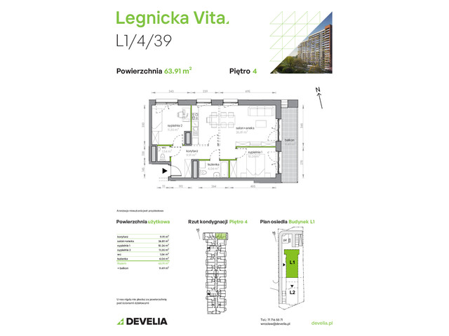 Mieszkanie w inwestycji Legnicka Vita, symbol L1/4/39 » nportal.pl