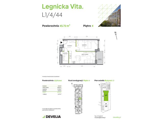 Mieszkanie w inwestycji Legnicka Vita, symbol L1/4/44 » nportal.pl