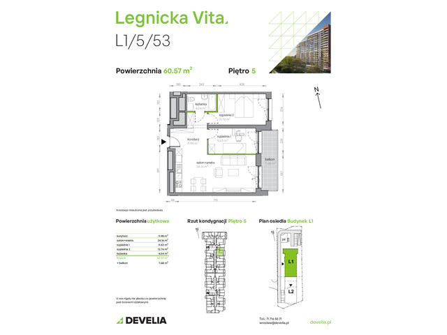 Mieszkanie w inwestycji Legnicka Vita, symbol L1/5/53 » nportal.pl