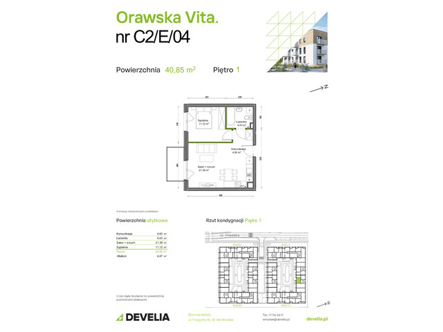 Mieszkanie w inwestycji Orawska Vita, symbol C2/E/04 » nportal.pl