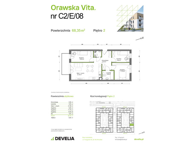 Mieszkanie w inwestycji Orawska Vita, symbol C2/E/08 » nportal.pl