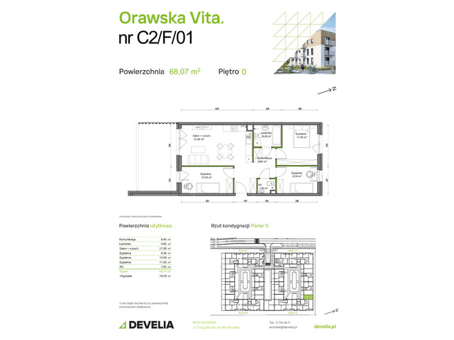 Mieszkanie w inwestycji Orawska Vita, symbol C2/F/01 » nportal.pl