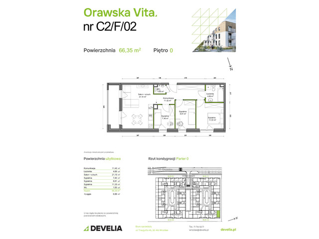 Mieszkanie w inwestycji Orawska Vita, symbol C2/F/02 » nportal.pl