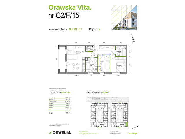 Mieszkanie w inwestycji Orawska Vita, symbol C2/F/15 » nportal.pl