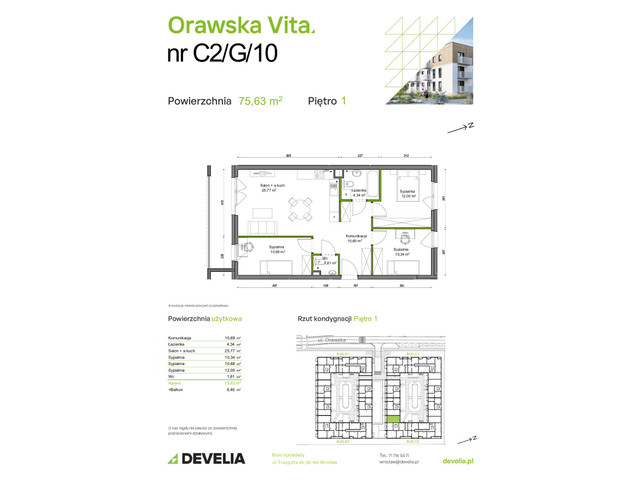 Mieszkanie w inwestycji Orawska Vita, symbol C2/G/10 » nportal.pl