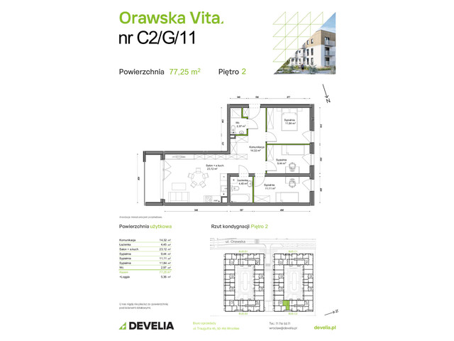 Mieszkanie w inwestycji Orawska Vita, symbol C2/G/11 » nportal.pl