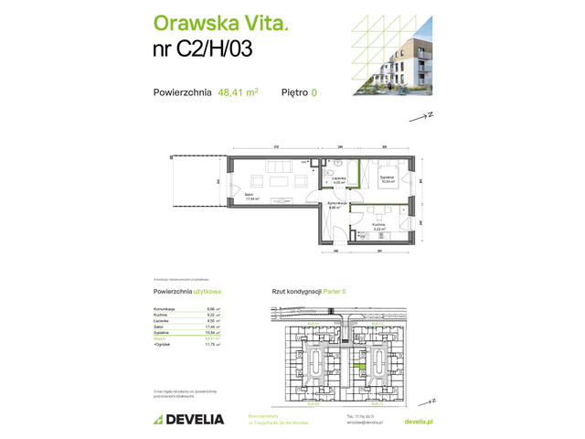 Mieszkanie w inwestycji Orawska Vita, symbol C2/H/03 » nportal.pl