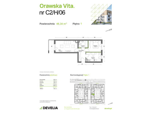 Mieszkanie w inwestycji Orawska Vita, symbol C2/H/06 » nportal.pl
