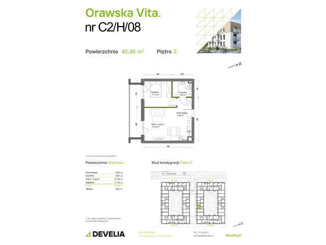 Mieszkanie w inwestycji Orawska Vita, symbol C2/H/08 » nportal.pl