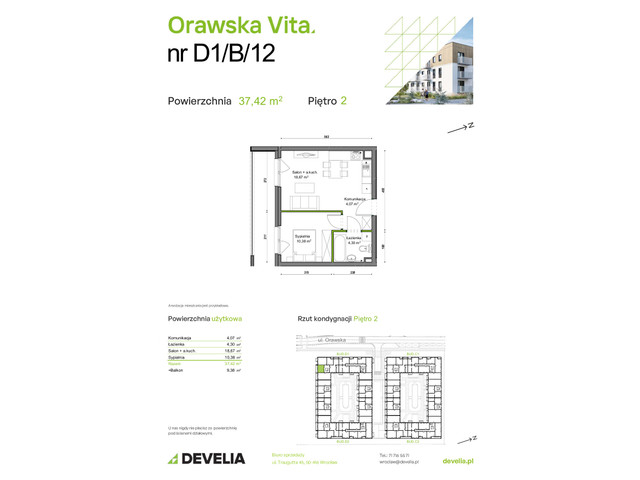 Mieszkanie w inwestycji Orawska Vita, symbol D1/B/12 » nportal.pl