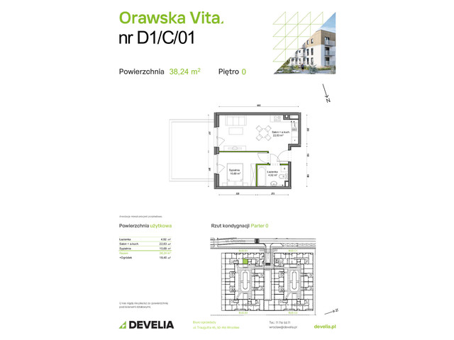 Mieszkanie w inwestycji Orawska Vita, symbol D1/C/01 » nportal.pl
