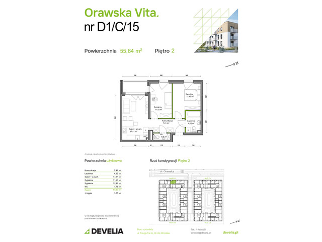 Mieszkanie w inwestycji Orawska Vita, symbol D1/C/15 » nportal.pl