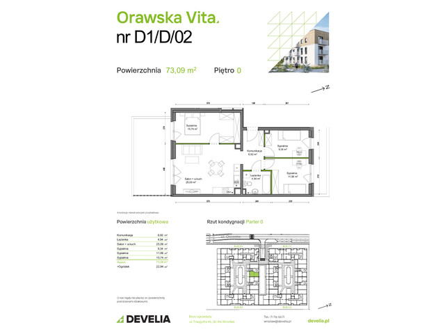 Mieszkanie w inwestycji Orawska Vita, symbol D1/D/02 » nportal.pl