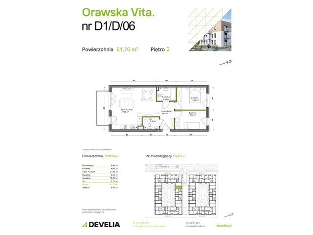 Mieszkanie w inwestycji Orawska Vita, symbol D1/D/06 » nportal.pl