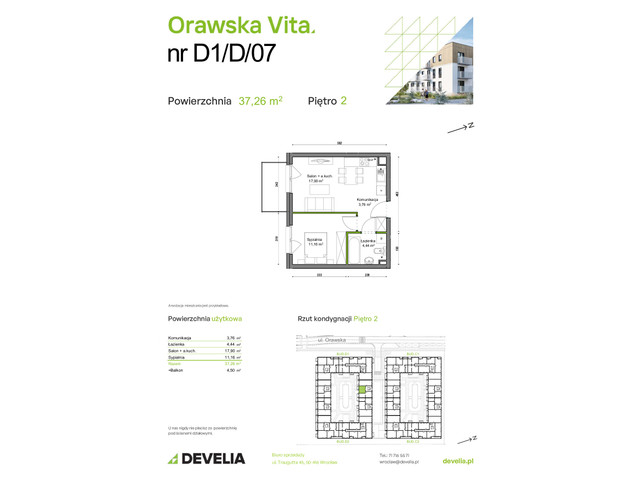 Mieszkanie w inwestycji Orawska Vita, symbol D1/D/07 » nportal.pl