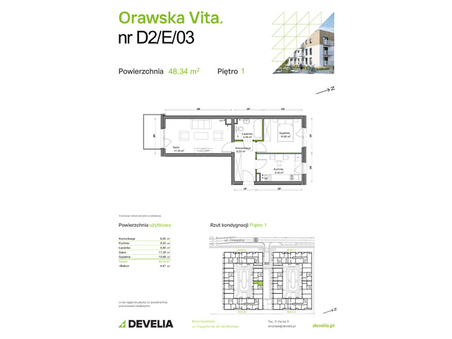 Mieszkanie w inwestycji Orawska Vita, symbol D2/E/03 » nportal.pl
