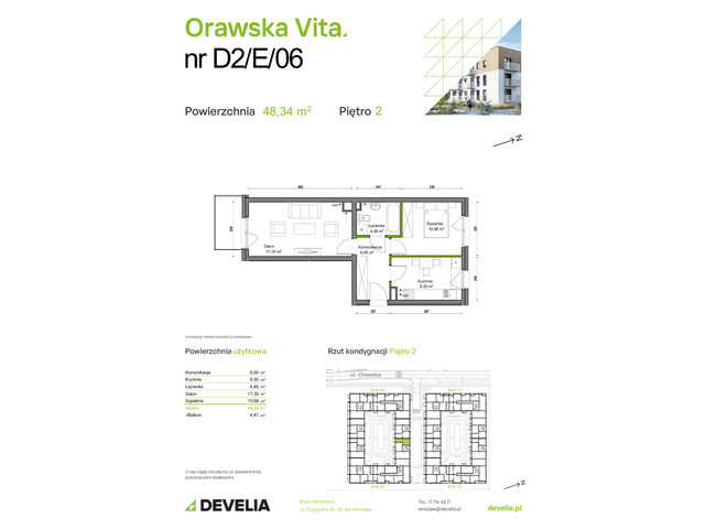 Mieszkanie w inwestycji Orawska Vita, symbol D2/E/06 » nportal.pl