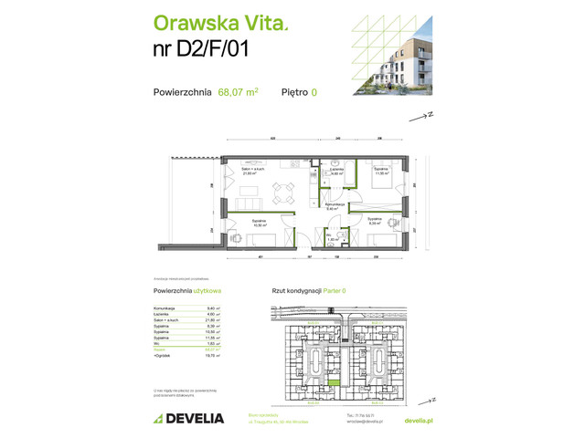 Mieszkanie w inwestycji Orawska Vita, symbol D2/F/01 » nportal.pl