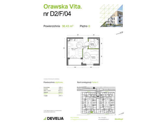 Mieszkanie w inwestycji Orawska Vita, symbol D2/F/04 » nportal.pl