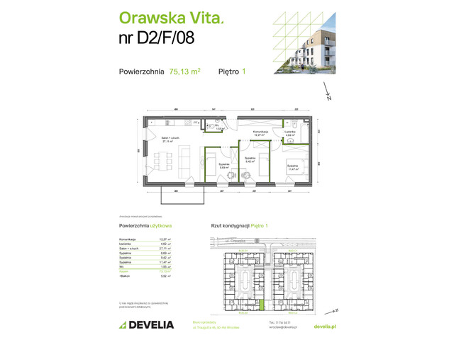 Mieszkanie w inwestycji Orawska Vita, symbol D2/F/08 » nportal.pl