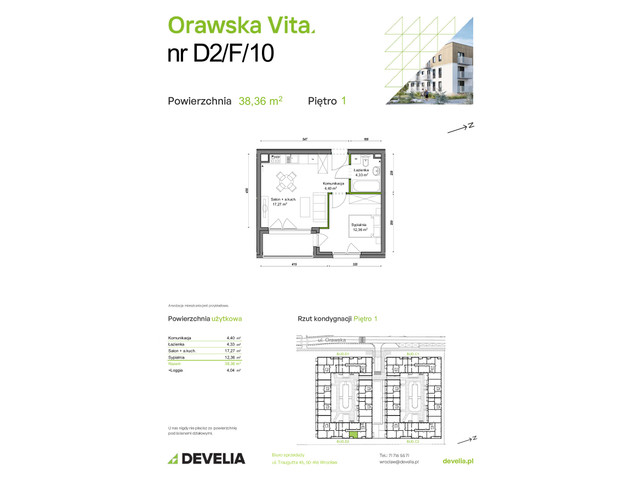 Mieszkanie w inwestycji Orawska Vita, symbol D2/F/10 » nportal.pl