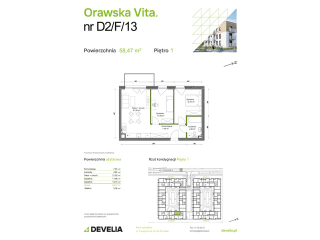 Mieszkanie w inwestycji Orawska Vita, symbol D2/F/13 » nportal.pl