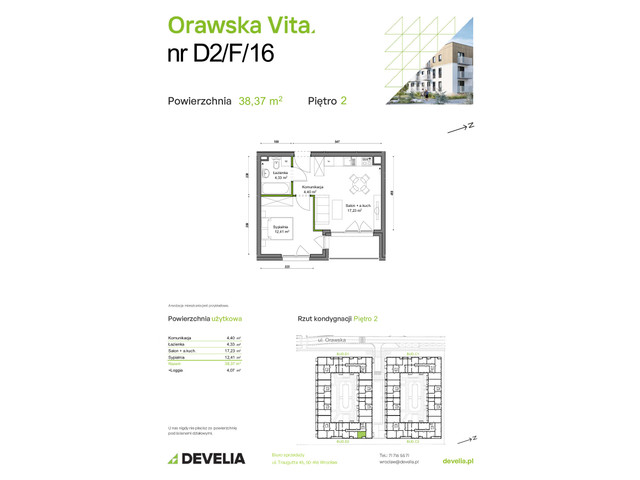 Mieszkanie w inwestycji Orawska Vita, symbol D2/F/16 » nportal.pl