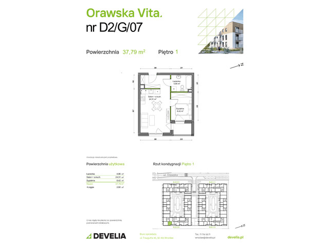 Mieszkanie w inwestycji Orawska Vita, symbol D2/G/07 » nportal.pl