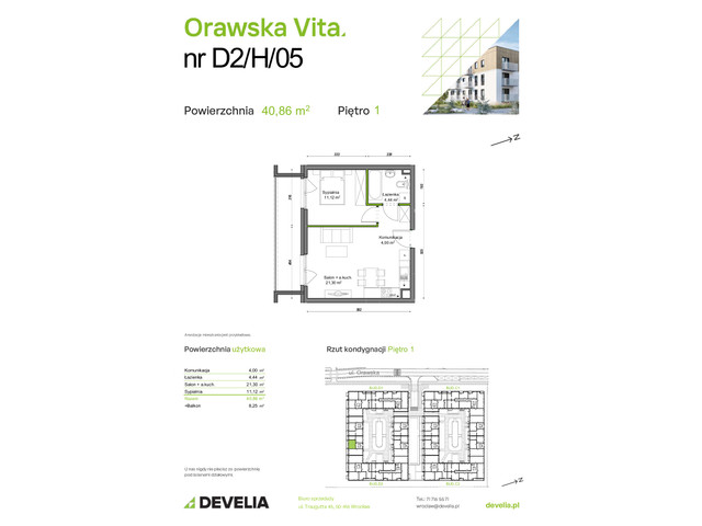 Mieszkanie w inwestycji Orawska Vita, symbol D2/H/05 » nportal.pl