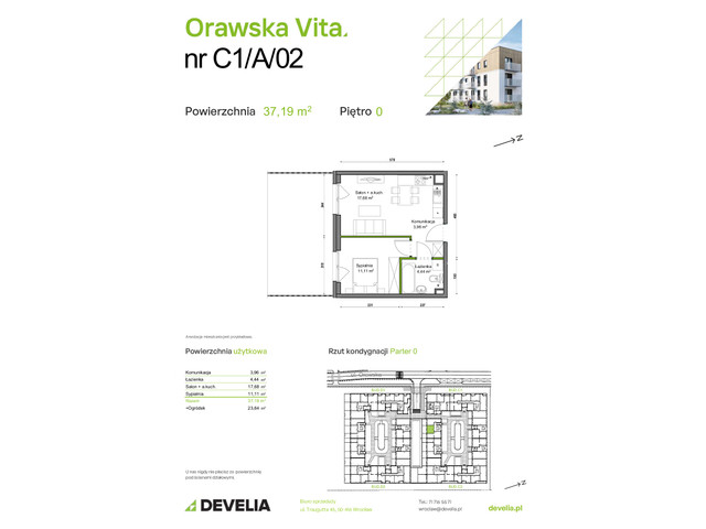 Mieszkanie w inwestycji Orawska Vita, symbol C1/A/02 » nportal.pl