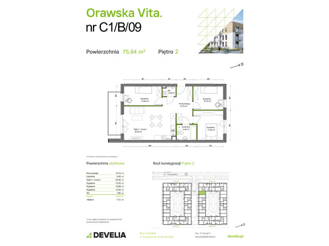Mieszkanie w inwestycji Orawska Vita, symbol C1/B/09 » nportal.pl